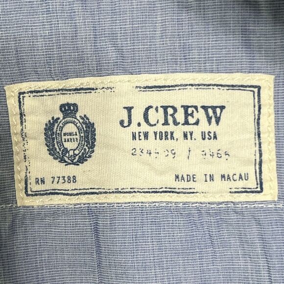 VINTAGE J. Crew Seersucker Shorts Mens 41 TAG 40 Chino Multi Flat Front Preppy - Picture 4 of 13